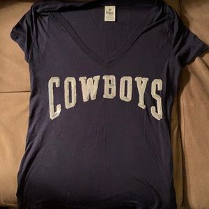 Women’s Dallas Cowboys Bling shirtfront PINK
